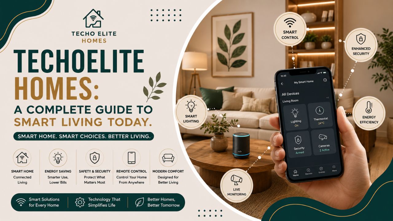 Techoelite Homes: A Complete Guide to Smart Living Today