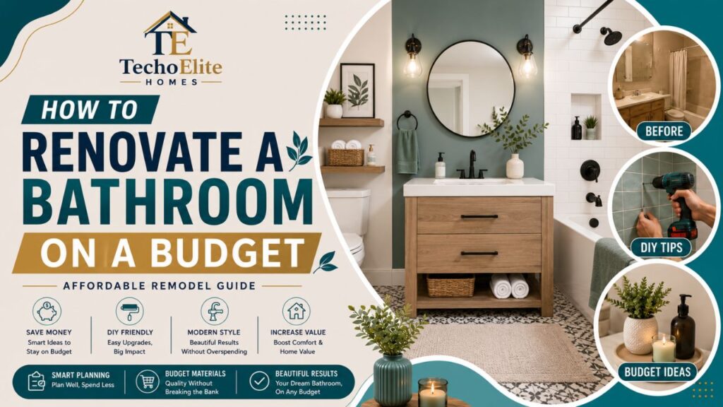 How to Renovate a Bathroom on a Budget | Affordable Remodel Guide