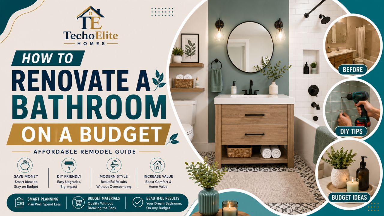 How to Renovate a Bathroom on a Budget | Affordable Remodel Guide