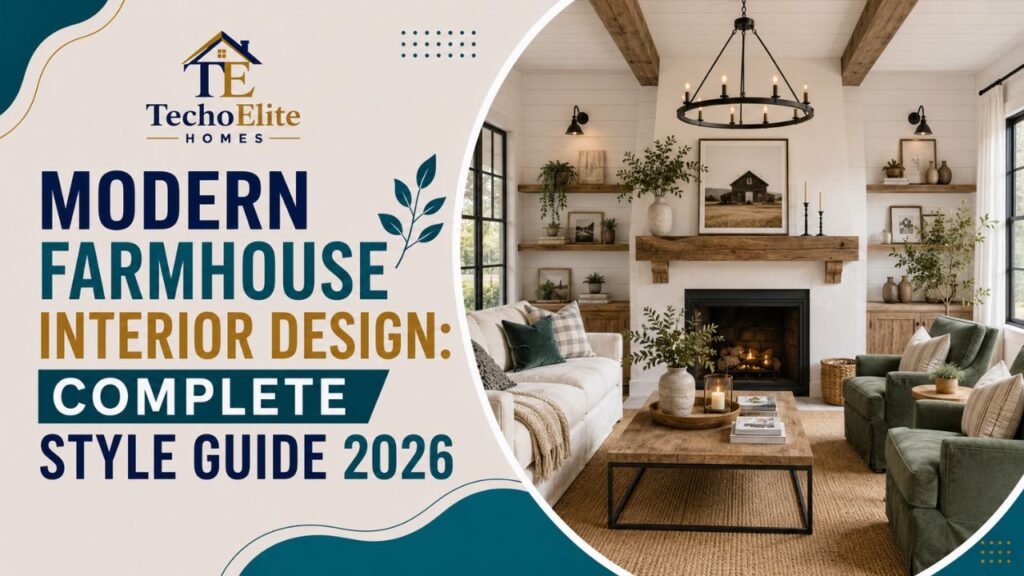 Modern Farmhouse Interior Design: Complete Style Guide 2026